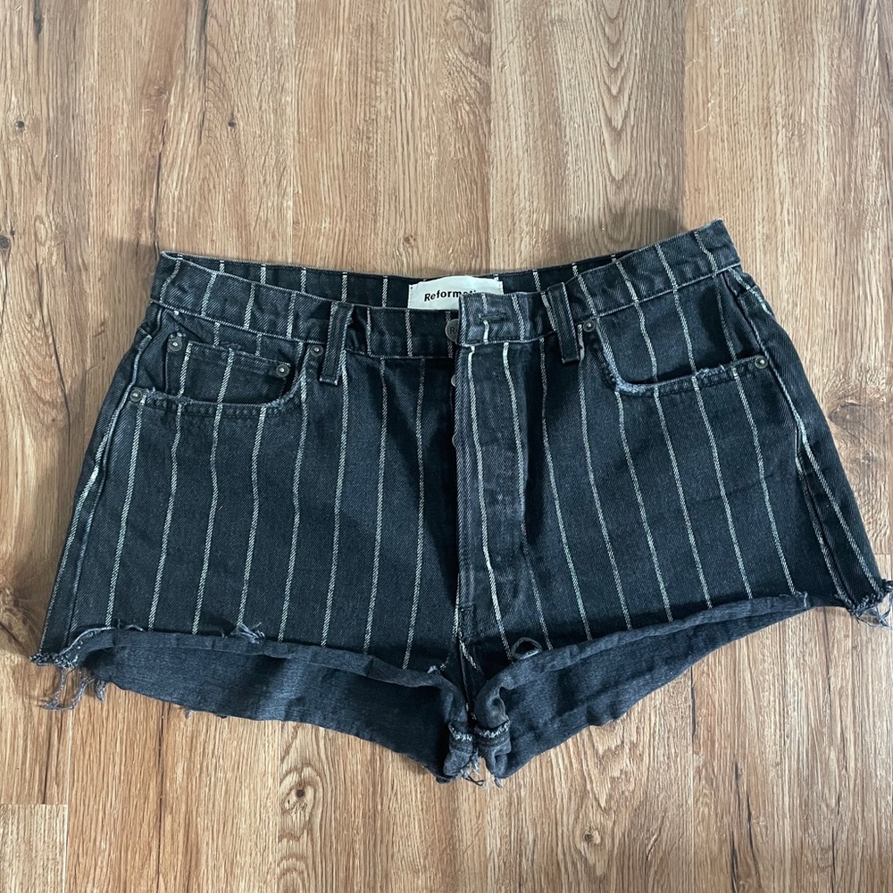 Reformation Stripe Short
